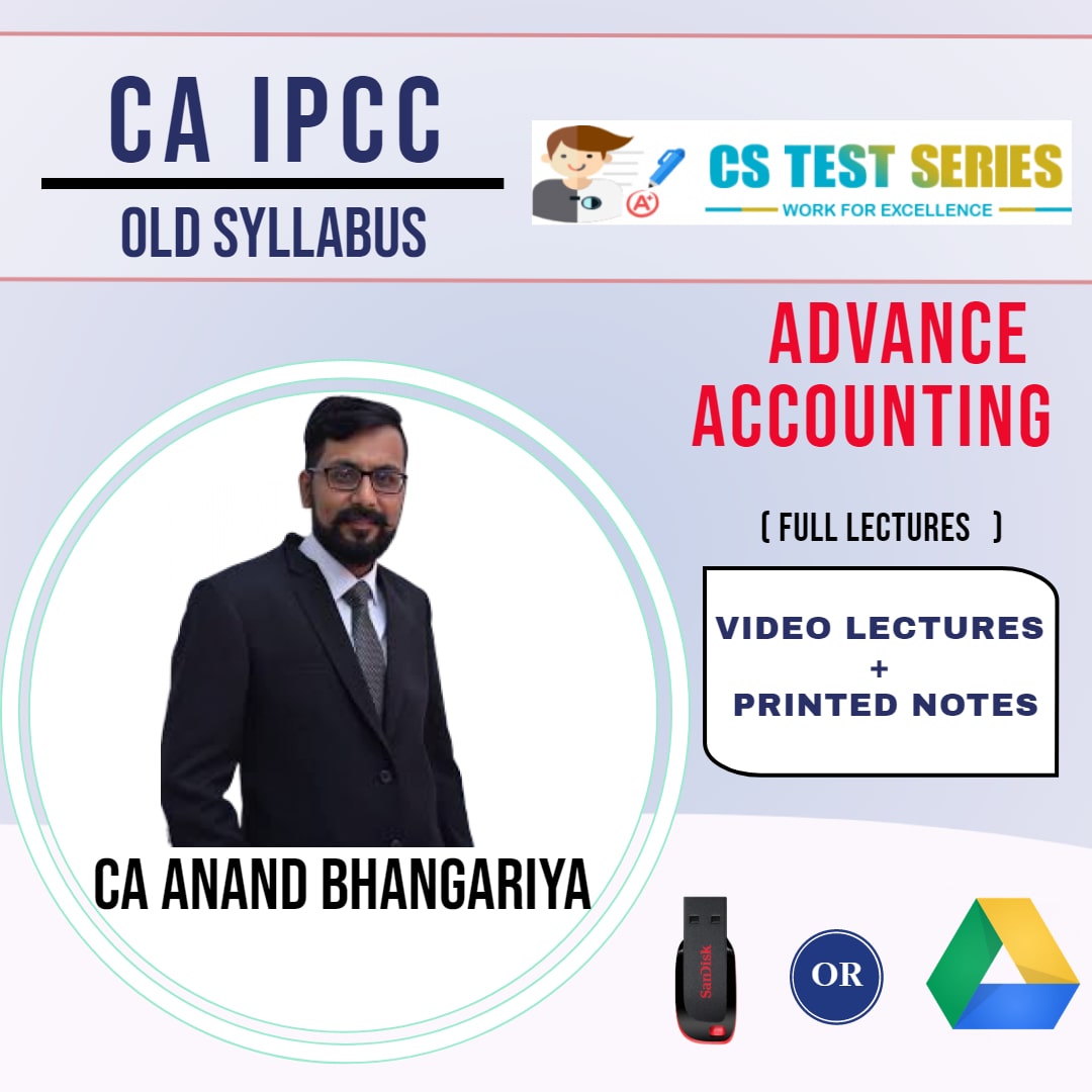 CA IPCC GROUP II Advanced Accounting Full Lectures By CA ANAND BHANGARIYA